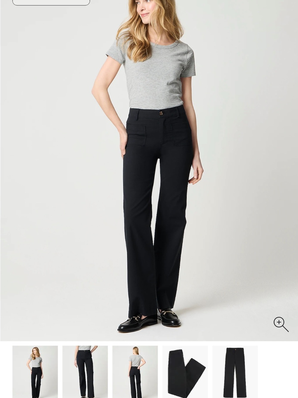 J. Crew Black Lizzie Pants